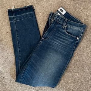 PAIGE denim jeans | 28 | with cool distressed hem